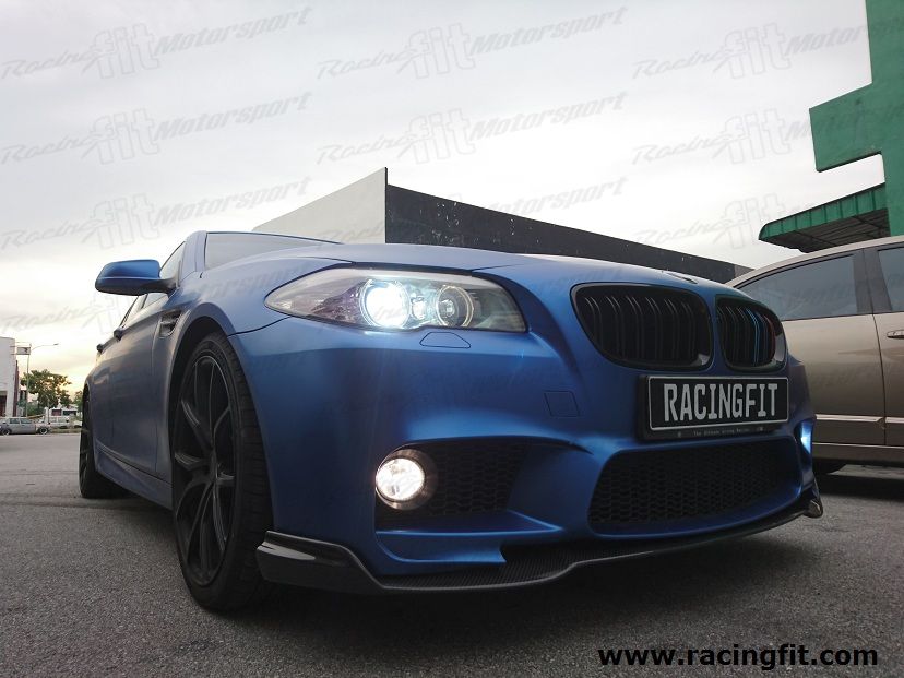 F10 5-Series Kelleners Style Front lip M Sport & M5 